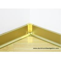 Buy cheap Commercial Aluminium Metal Skirting Board With Shine Gold Waterproof product
