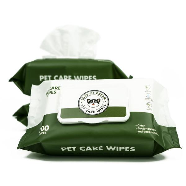 Buy cheap Anti Bacterial Biodegradable Wet Wipes Non Woven Multiscene For Pet Cleaning from wholesalers