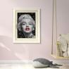 Buy cheap Marilyn Monroe Portrait And Flowers & Birds 3D Lenticular Image 30 x 40cm Frame Art Prints from wholesalers