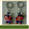 Buy cheap OEM colorful custom rubber 3D soft pvc Keychain with factory price from wholesalers