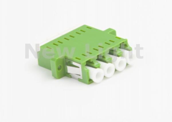Buy cheap LC APC 4 Port Fiber Optic Coupler / LC TO LC Fiber Adapter With Standard Flange from wholesalers