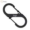 Buy cheap Zinc Alloy Metal Snap Hook Buckle 8 Shaped Keychain Dual Gate Clip from wholesalers