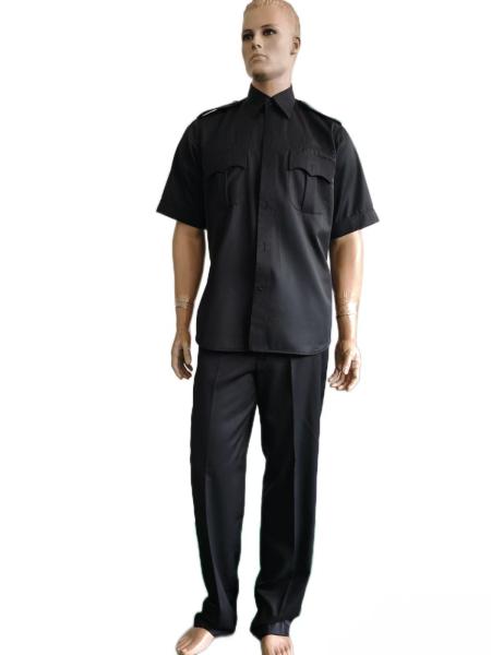 Buy cheap Black Ceremonial Military Uniform Set (Short Sleeve and Straight-Leg Trousers) from wholesalers