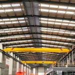 Electric Single Girder Eot Overhead Crane European Anti Lock