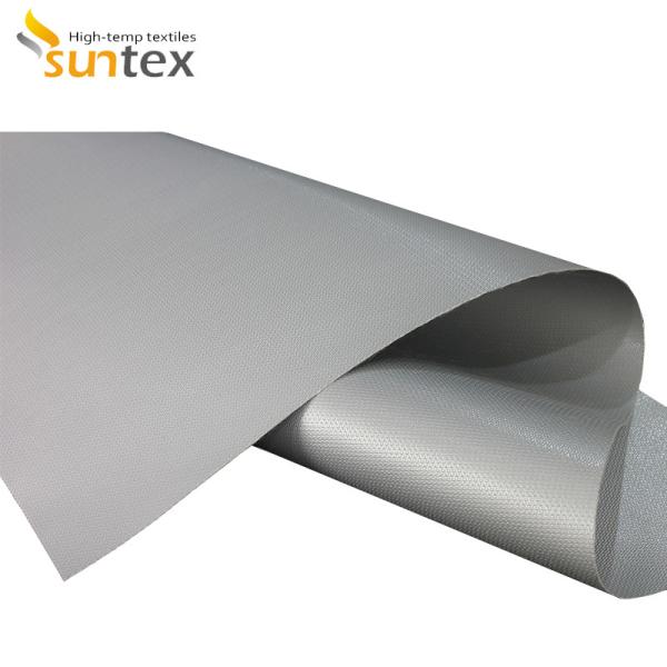 Buy cheap Double Sided 0.4mm Silicone Coated Fiberglass Fabric For Fire Curtains from wholesalers