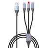 Buy cheap Data Cable 3 in 1 Fast Charging Data wire from wholesalers