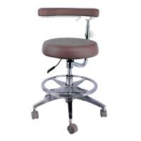 Buy cheap Height Adjustable Hospital Furniture Chair Micro Fiber Leather Round Shape product