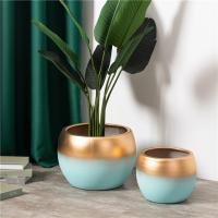 Buy cheap High Quality Wedding Decorative Ornaments Indoor Succulent Plant Pots Round product