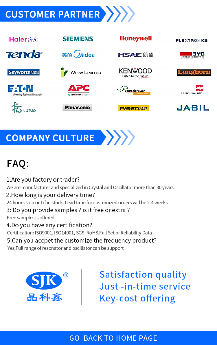 74.175824MHz 20PF 20ppm 3.3V Crystal Oscillator SJK8008 SMD 5032 MEMS CMOS Programmable