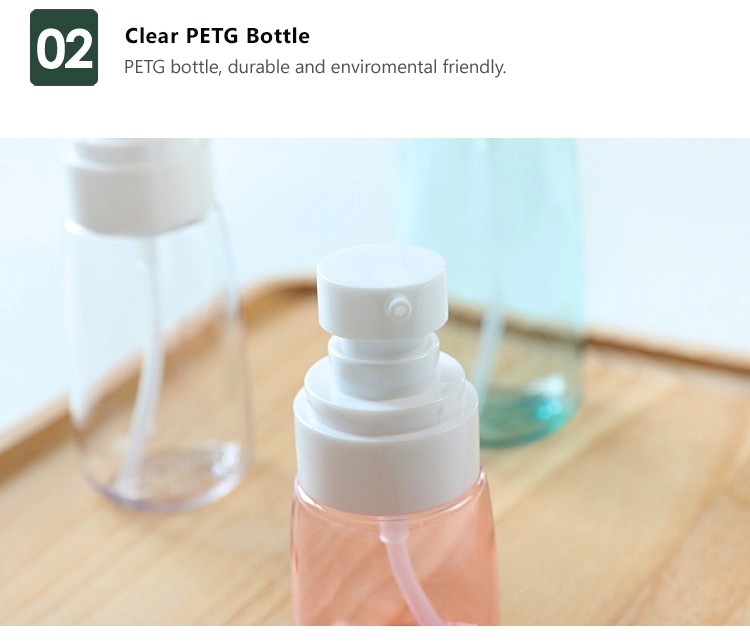 100 ML PETG Plastic Bottles / Empty Lotion Bottle For Cosmetic Packaging