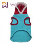 CVC Fleece Winter Pet Hoodie Clothes Christmas Cat Dog Hoodie Sweater With Santa