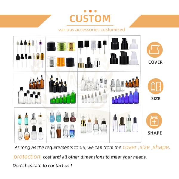 20ml Amber Oil Dropper Glass Bottle With Orifice And Cap