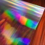 High Brightness Rainbow Pattern Cast And Cure Holographic Film For Eye Catching