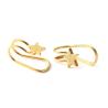 Buy cheap Philippines No Hole Gold Stainless Steel Star Clip On Earrings from wholesalers