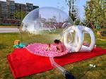 factory wholesale price bubble house with balloons Wedding Party bouncy double