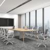Buy cheap Luxury Office Desks L Shaped Executive Corner Desk With Drawers from wholesalers