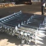 Diameter 76-120mm Ground Screw Post Anchor Iron Tube & Sheet Materia