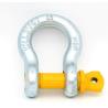Buy cheap Alloy Steel Forged Screw Pin Bow Shackle , Galvanized Heavy Duty Lifting Shackles from wholesalers