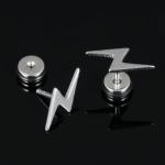 New Arrival Punk Style Stud Earrings Stainless Steel Body Piercing Jewelry Screw