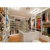 Buy cheap U Shaped Closet Organizers With Soft Close Drawers , modern walk in wardrobe shoe storage from wholesalers