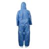 Buy cheap Type 5/6 Dark Blue SMS Protective Coverall With Hood from wholesalers