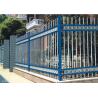 Buy cheap Powder Coated Zinc Steel Fence Three Beam For Industrial Park , 50*50mm Rail from wholesalers