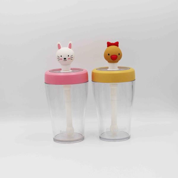 Buy cheap Multi Color Transparent Plastic Straw Water Bottle Kids School Use from wholesalers