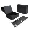Buy cheap Customized Logo Design Black Rigid Flat Cardboard Magnetic Folding Cajas Regalo For Cosmetics Gift Packaging from wholesalers
