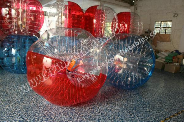 Buy cheap Half colour Hamster Ball, Bumper ball,Bubble Soccer ball,human zorbing ball from wholesalers