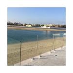 Customized Outdoor Balcony Glass Railing 6mm-15mm Glass Staircase