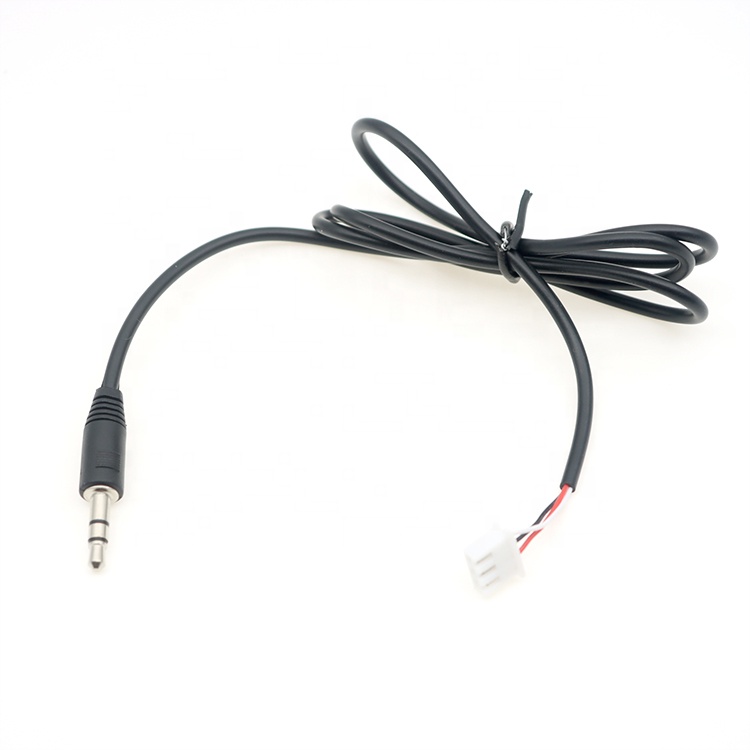 Customized 3.5mm TRS Audio Jack to JST XH 3 Pin Connector Cable