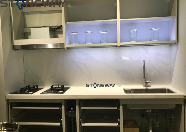 Buy cheap Durable Polished Quartzite Tile Artificial Stone Panels For Kitchen Counter Top from wholesalers