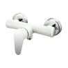 Buy cheap Brass Wall Mounted Shower Mixer Faucet Single Lever Corrosion Resistance from wholesalers