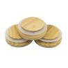 Buy cheap Reusable Wide Mouth Mason Jar Lids Natural Pine Wooden Glass Cover Coffee Cup Lids with Silicone Seal Ring Wood Color from wholesalers