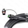 Buy cheap IP68 Outdoor Drop Cable FTTX Solution Fiber Optic Patch Cord Waterproof Connector from wholesalers