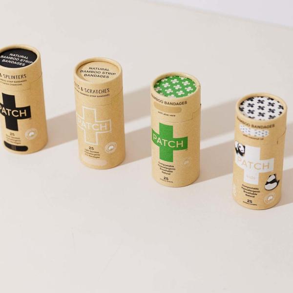 Buy cheap Custom Cardboard Round Paper Tube Packaging Environmentally Friendly Natural Kraft Paper Round Paper Box Cylinder Box from wholesalers