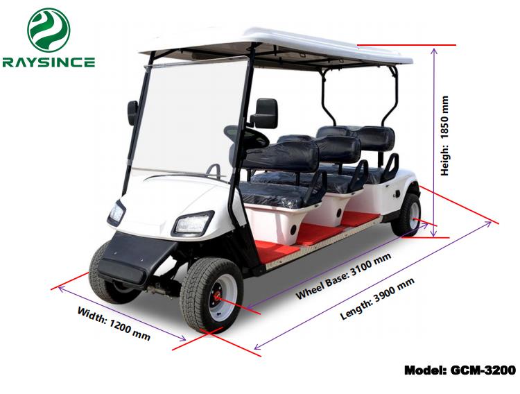 Wholesale cheap price electric golf cart new energy golf buggy electric good quality with 6 seats