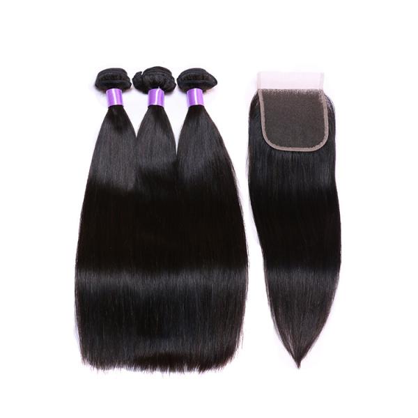 Buy cheap Unprocessed Brazilian Human Hair Bundles / 100% Virgin Remy Human Hair Extensions from wholesalers