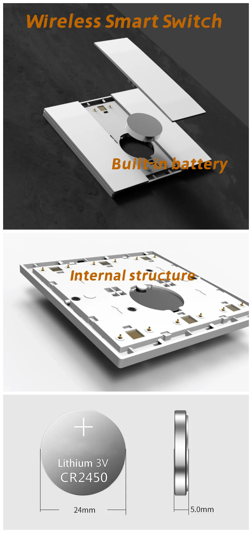 Buy cheap Wireless Zigbee Smart Switch Wall / Table / Handheld Scene Control Switch from wholesalers
