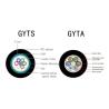 Buy cheap GYTS GYTA 48 Core G652D Single Mode Stranded Loose Tube Armored Fiber Optic Cable from wholesalers
