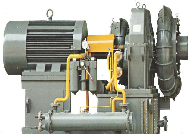 Cantilever Type Turbine Vacuum Pump Centrifugal , 180 - 700 kW Power Gas Vacuum