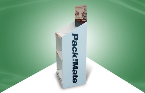 Quality Stable Three Shelf Cardboard Display Stands for Underware Fashion Products for sale