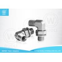 Buy cheap 90 Degree Elbow BSP Male Hydraulic Flare Fittings 60° Seat With Adjustable Lock product