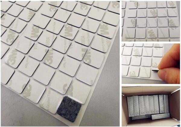 Quality Clear White Die Cut Double Sided Tape Eco Friendly For Product Bottom Protect for sale