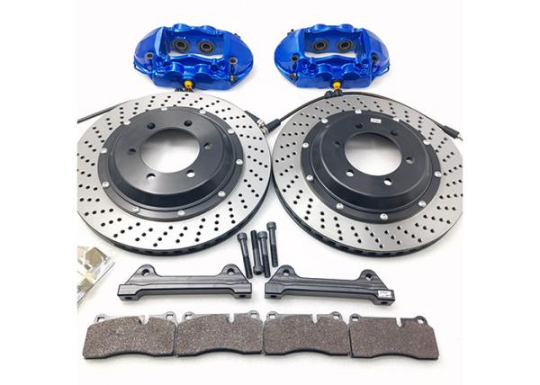 Buy cheap 6061 Aluminum Alloy Blue Brake Caliper Disc 380*28mm 4 Piston from wholesalers
