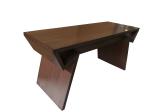 Walnut wood veneer dark finish Wooden writing desk for hotel bedroom furniture