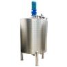Buy cheap Stainless Steel Liquid Blending Jacketed Mixing Tank Electric Heating from wholesalers