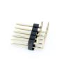 Buy cheap Dual row right angle 2.54mm pin header from wholesalers