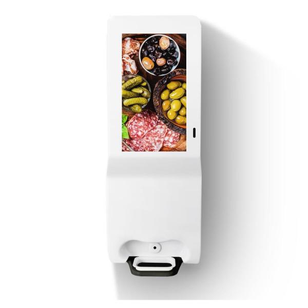 Hand Sanitizer Gel Dispenser Digital Signage Automatic Dispenser Sanitizing LCD