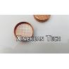 Buy cheap Dryer Filter Screen Diameter 29mm Punching Round Hole Disc Copper Plated from wholesalers